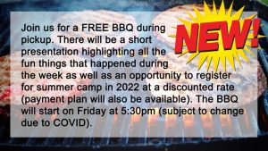 Day Camp BBQ