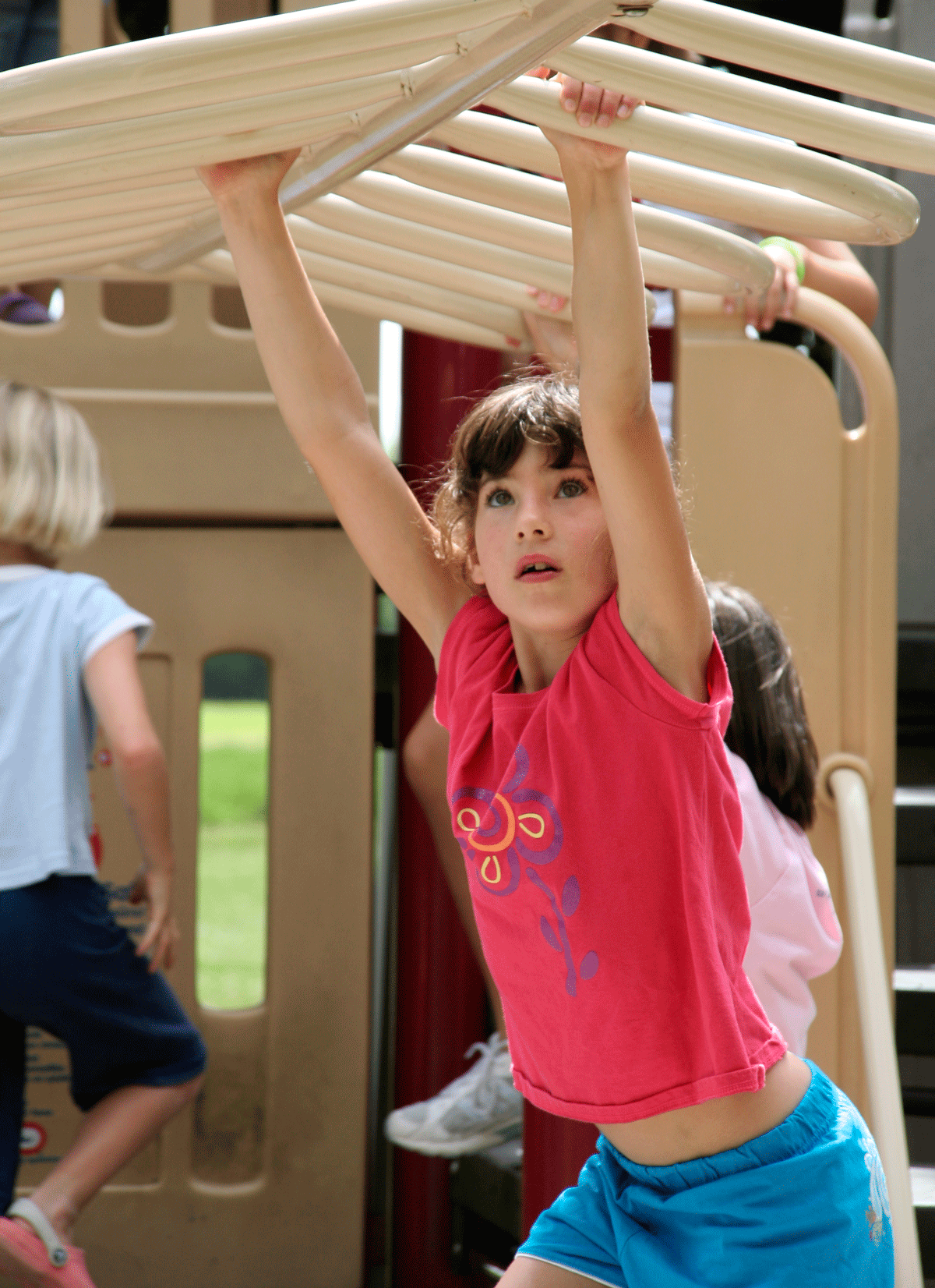 Day camp children on playground